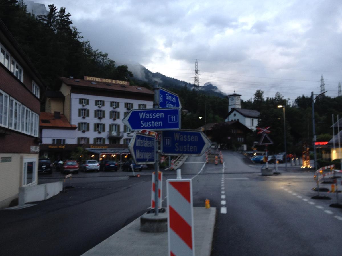 Hotel Hof Und Post Innertkirchen Exteriör bild